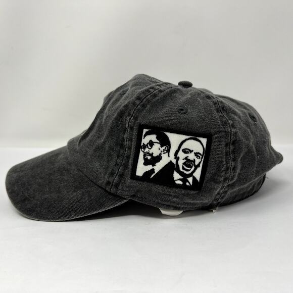 Newhattan Hat Men Gray 100% Cotton Dream by Any Means Strapback Baseball Cap - Picture 8 of 11